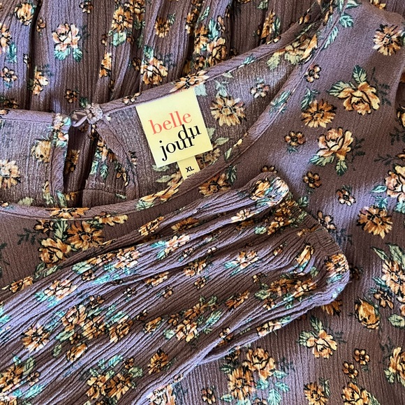Purple Floral Blouse | XL - Picture 3 of 3